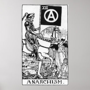Gotisk affisch för anarkism