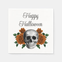 Gotisk blomster skalle Halloween