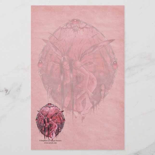 Gotisk brevpapper för mardröm (Framsida)