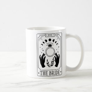 Gotisk brud brudtärna tarot bröllopsparty Bachelo Kaffemugg