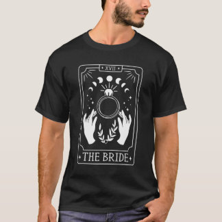 Gotisk brud brudtärna tarot bröllopsparty Bachelor T Shirt
