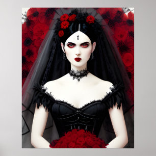 Gotisk Brud Poster