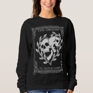 Gotisk Brudgum Tarotkort Svägerska Fest Moget Bröl T Shirt