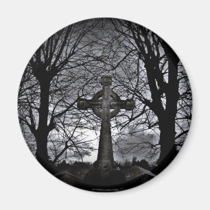Gotisk celtickorgrav magnet