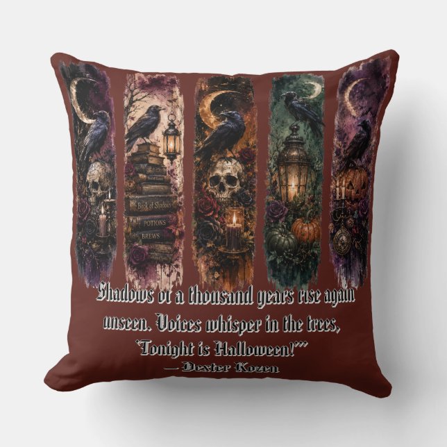 Gotisk dekoration, Kuslig Halloween Kudde (Framsida)