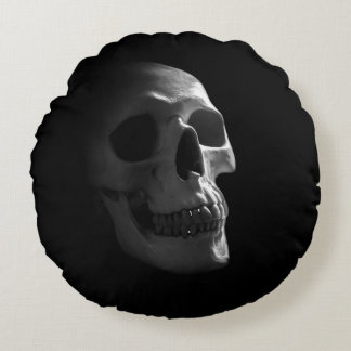 Gotisk Dödskalle Skräck Goth Död Rund Kudde
