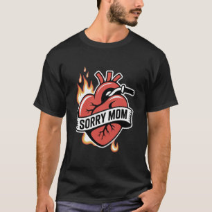 Gotisk Dolk & Ros Grafisk Detaljerad Blackwork T Shirt