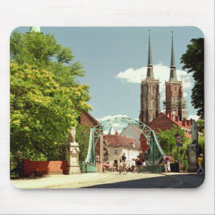 Gotisk domkyrka i Wroclaw Mousepad Musmatta