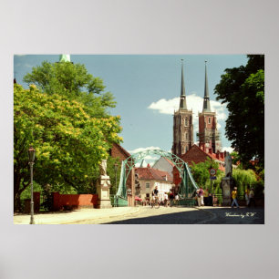 Gotisk domkyrkaaffisch poster