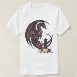 Gotisk Drak Schack Schackmatt T Shirt