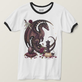 Gotisk Drak Schack Schackmatt T Shirt