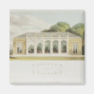 Gotisk drivhus, 1832 magnet