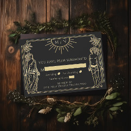 gotisk Elegant Älskare Tarot Card-Bröllopet OSA