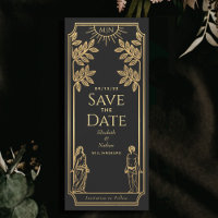 gotisk Elegant Älskare-Tarot Card Spara datum