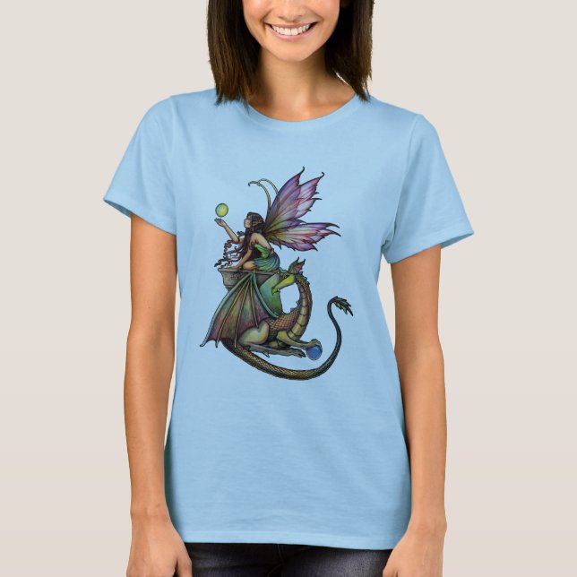 Gotisk Fe- och Drakdam T-Shirt (Framsida)