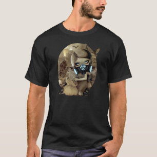 Gotisk felik Biohazard för Tee