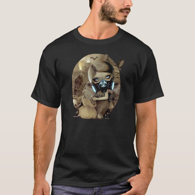 Gotisk felik Biohazard för Tee (Framsida)