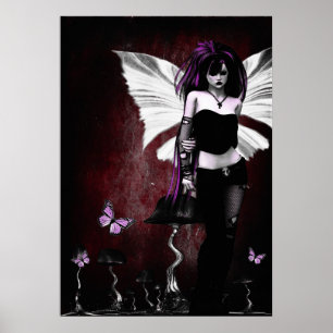Gotisk fjäril poster
