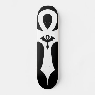 Gotisk fladdermusvinge Ankh Old School Skateboard Bräda 21,6 Cm