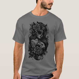 gotisk flicka t shirt