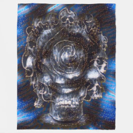 Gotisk för Reapersatäng för Starry natt fantasi Fleecefilt