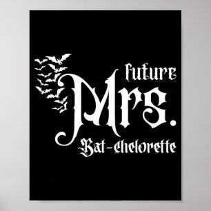 Gotisk framtid Mrs Brud Matchande Fladdermus Syste Poster