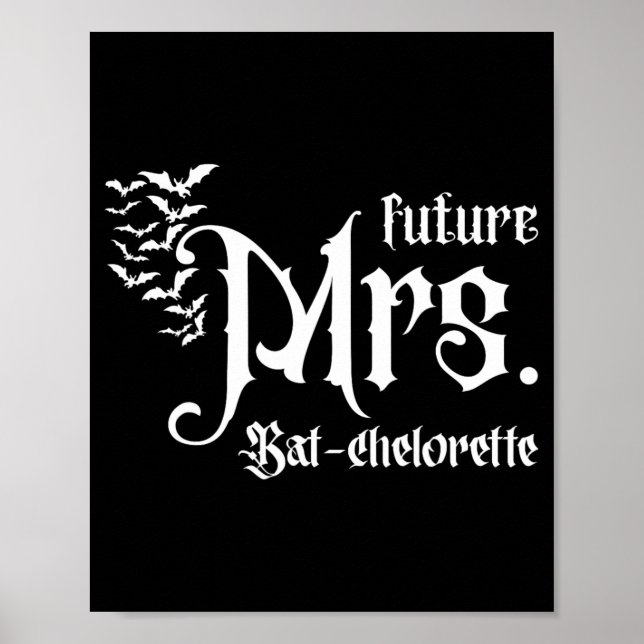 Gotisk framtid Mrs Brud Matchande Fladdermus Syste Poster (Framsidan)