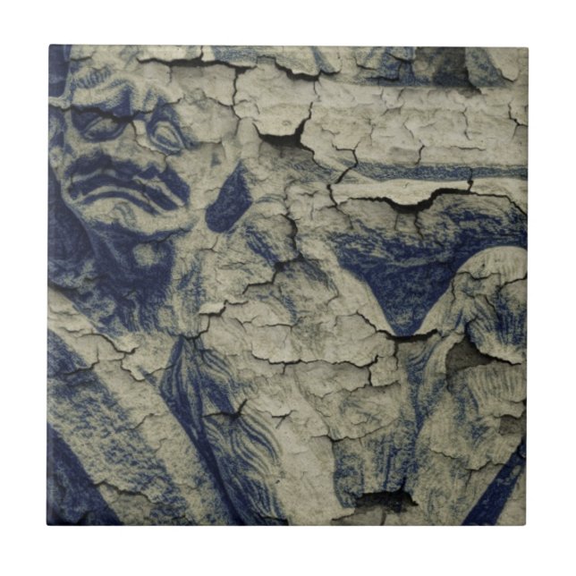 gotisk gargoyle för Notre Dame domkyrkastaty Kakelplatta (Framsidan)