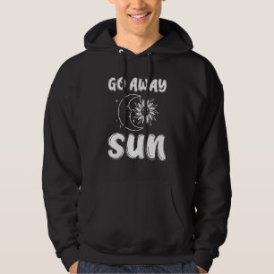 Gotisk Goth Punk Gothcore Emo Ockult Måne Grafisk Hoodie