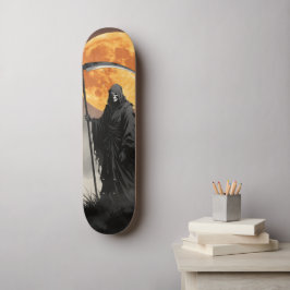 Gotisk Grim Reaper Mini Skateboard Bräda 18,5 Cm