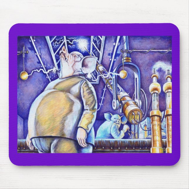 Gotisk gris Mousepad Musmatta (Framsidan)