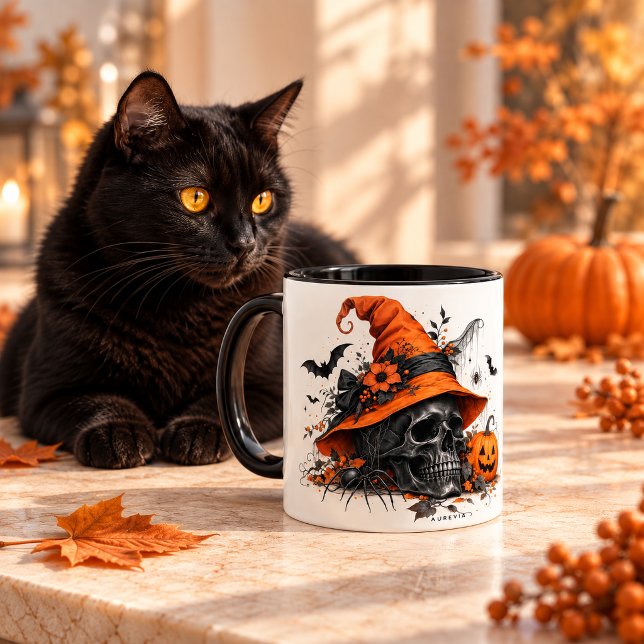 Gotisk Halloween-design Mugg (Skapare uppladdad)