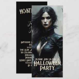 Gotisk Halloween-mysterieinbjudan