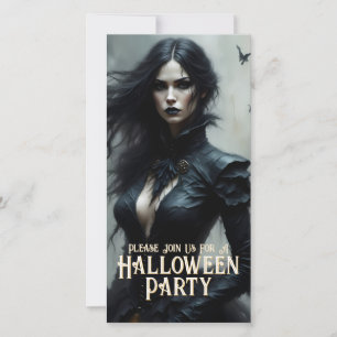 Gotisk Halloween-mysterieinbjudan