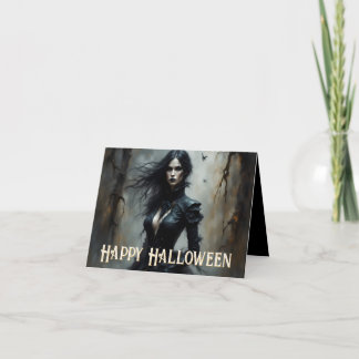 Gotisk Halloween-natt av mystik Kort
