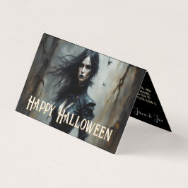 Gotisk Halloween-natt av mystik Kort