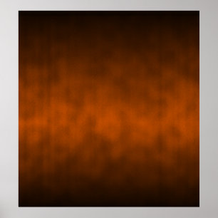 Gotisk Halloween-ombré Bakgrundskonst Poster