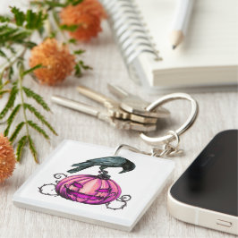 Gotisk Halloween-pumpa och kråktröja