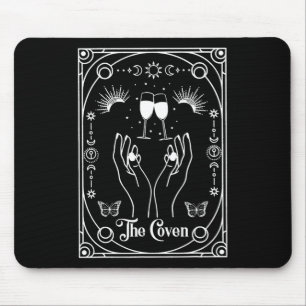 Gotisk Häx Coven Brud Tarot Halloween Sängkammare Musmatta