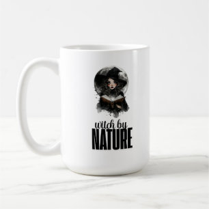Gotisk häxdsgnatur fullmånsdesign mugg