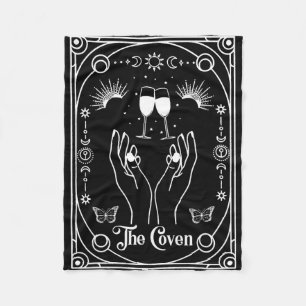 Gotisk Häxkoven Brud Tarot Halloween Sängkammare Fleecefilt