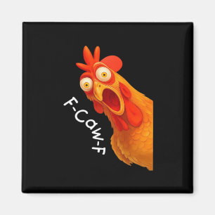 Gotisk humor Rollig F Caw F Krådesign Magnet