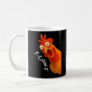 Gotisk humor Rollig F-Caw-F Kråka Kaffemugg