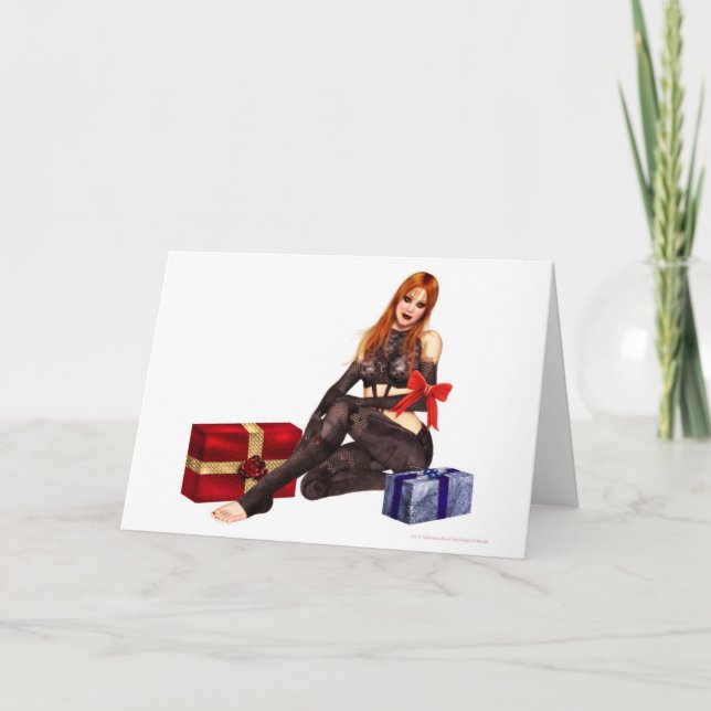 Gotisk jul helgkort (Framsida)