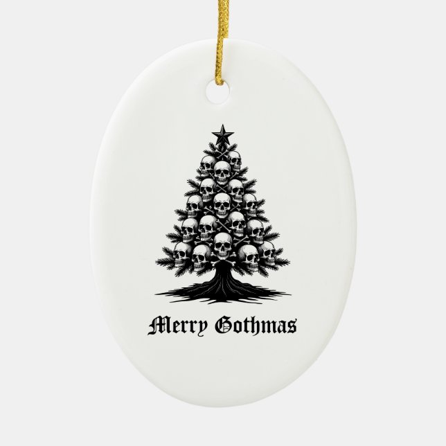 Gotisk julgran II Julgransprydnad Keramik (Framsidan)