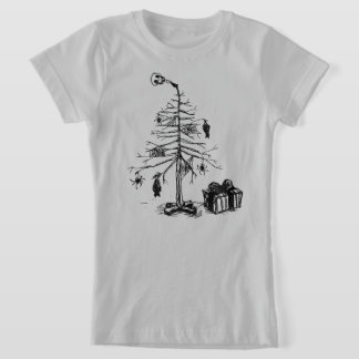 Gotisk julgran t shirt