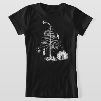 Gotisk julgran t shirt