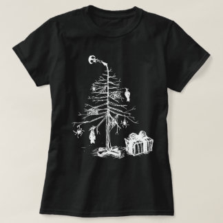 Gotisk julgran t shirt