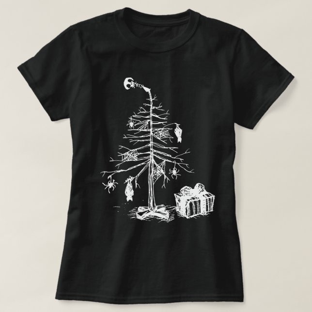 Gotisk julgran t shirt (Design framsida)