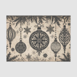 Gotisk julskrevpapper decoupage 